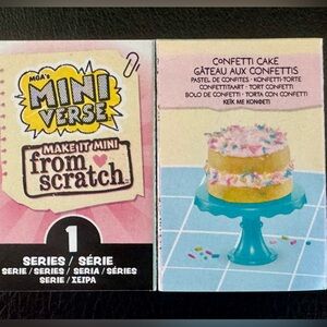 Confetti cake miniverse make it mini food from scratch series 1